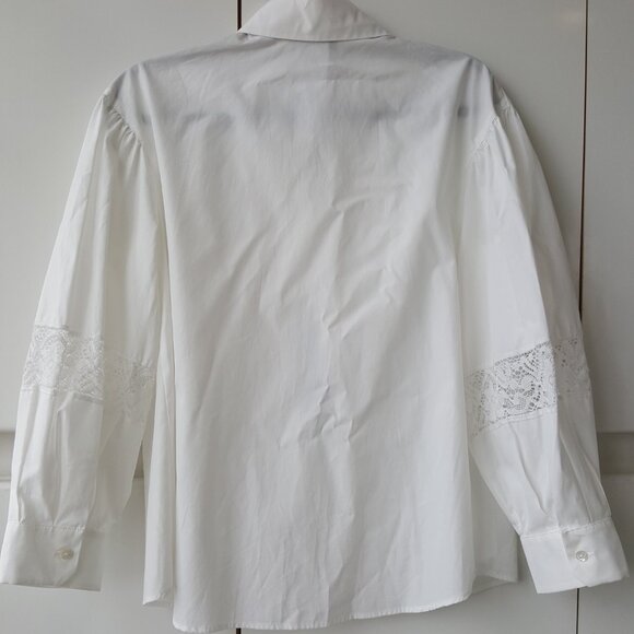 WEEKEND MAX MARA  ! Lace-Trim Shirt (US6) - Picture 8 of 10